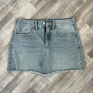 Denim Mini Skirt